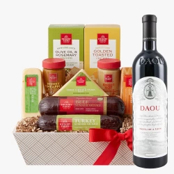 DAOU Soul of a Lion Wine & Gourmet Cheese Gift Basket