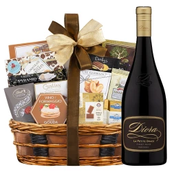Diora La Petite Grace Pinot Noir Wine 2019 With Bon Appétit Gourmet Gift Basket