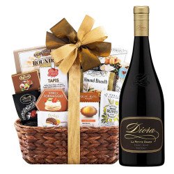 Diora La Petite Grace Pinot Noir Wine 2019 With Bon Appétit Gourmet Gift Basket