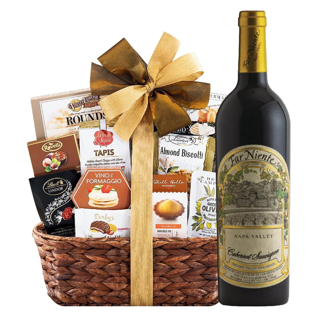 Far Niente Napa Valley Wine and Bon Appetit Gourmet Gift Basket
