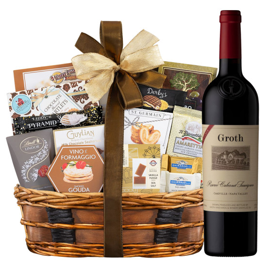 Groth Reserve Cabernet Sauvignon Wine With Bon Appétit Gourmet Gift Basket