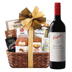 Penfolds Bin 389 Cabernet - Shiraz Wine With Bon Appetit Gourmet Gift Basket Penfolds Bin 389 Cabernet - Shiraz Wine With Bon Appetit Gourmet Gift Basket