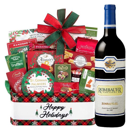 Rombauer Vineyards zinfandel Wine With Holiday Gift Basket Rombauer Vineyards zinfandel Wine With Holiday Gift Basket