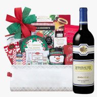 Rombauer Vineyards zinfandel Wine With Holiday Gift Basket