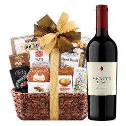 Verite La Joie 2018 Red Wine With Bon Appetit Gourmet Gift Basket 