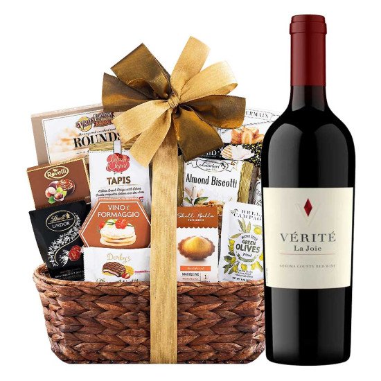 Verite La Joie 2018 Red Wine With Bon Appetit Gourmet Gift Basket Verite La Joie 2018 Red Wine With Bon Appetit Gourmet Gift Basket