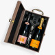 Veuve Clicquot Rose and Brut Champagne Wooden Gift Box Veuve Clicquot Rose and Brut Champagne Wooden Gift Box