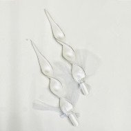 White sparkling candles