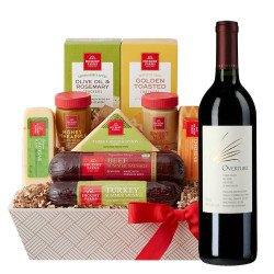 Overture Napa Valley Red Wine and Cheese Gift Basket