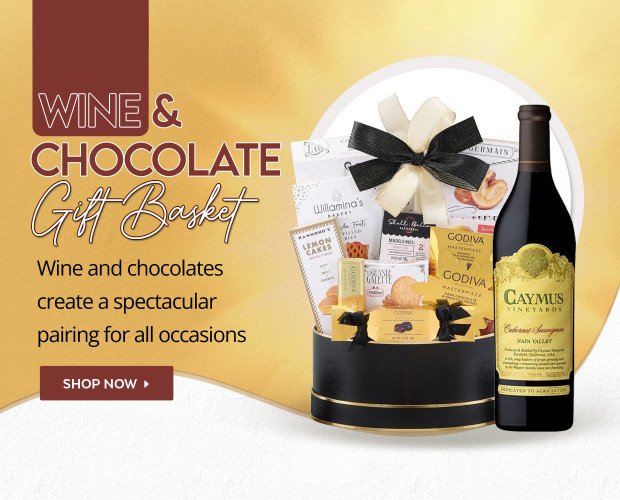 Wine and Chocolate Gift Baskets
