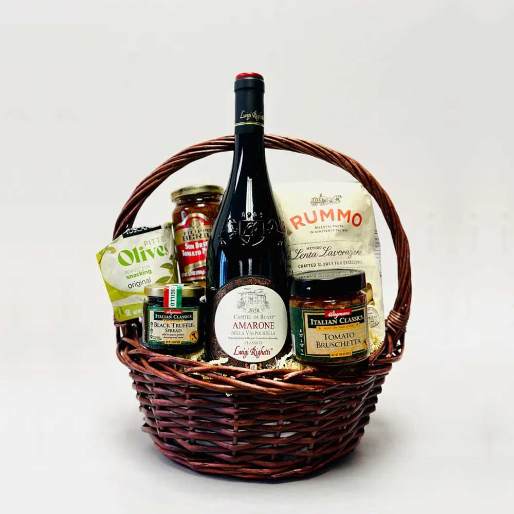 Luigi Righetti Amarone Italian Wine Gift Basket