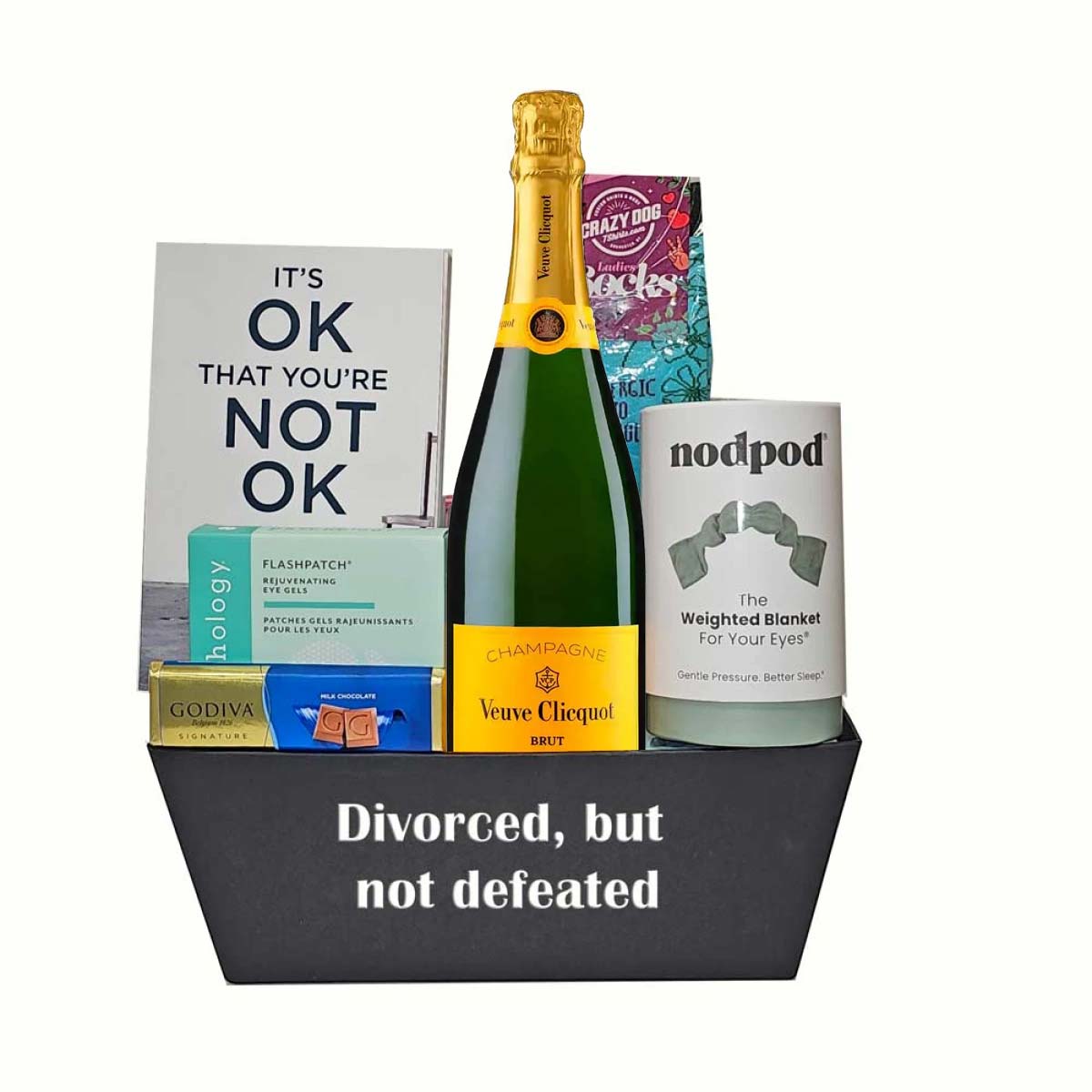 Veuve Clicquot Divorce Care Package Gift Basket