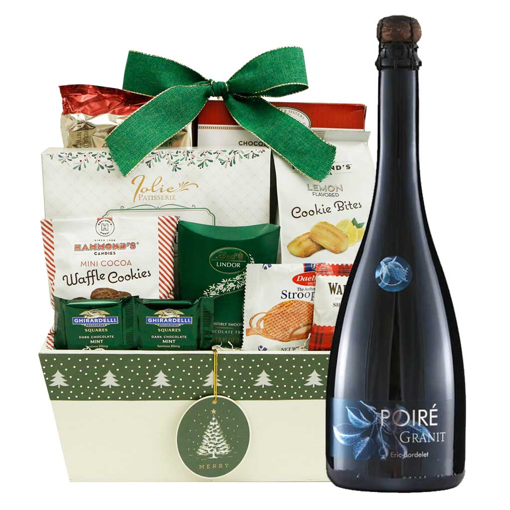 Eric Bordelet Poire Granit Sparkling Pear Cider Gift Basket