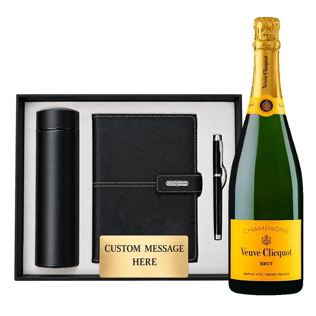 Welcome Gift Set for New Employees with Veuve Clicquot