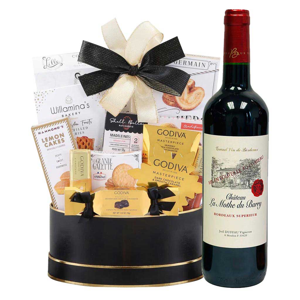 Chateau La Mothe du Barry Bordeaux Superieur And Gourmet Gift Basket