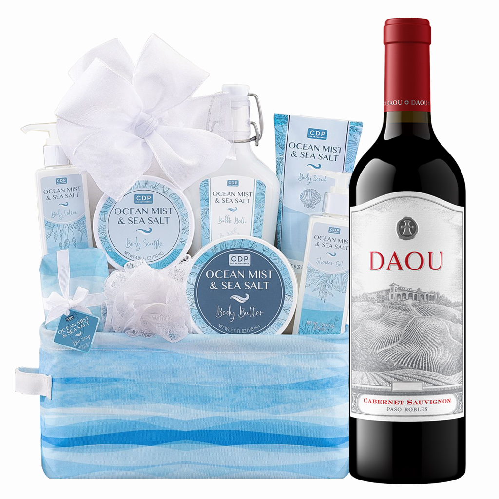 Daou Cabernet Sauvignon Paso Robles With Serenity Soak Spa Gift Basket