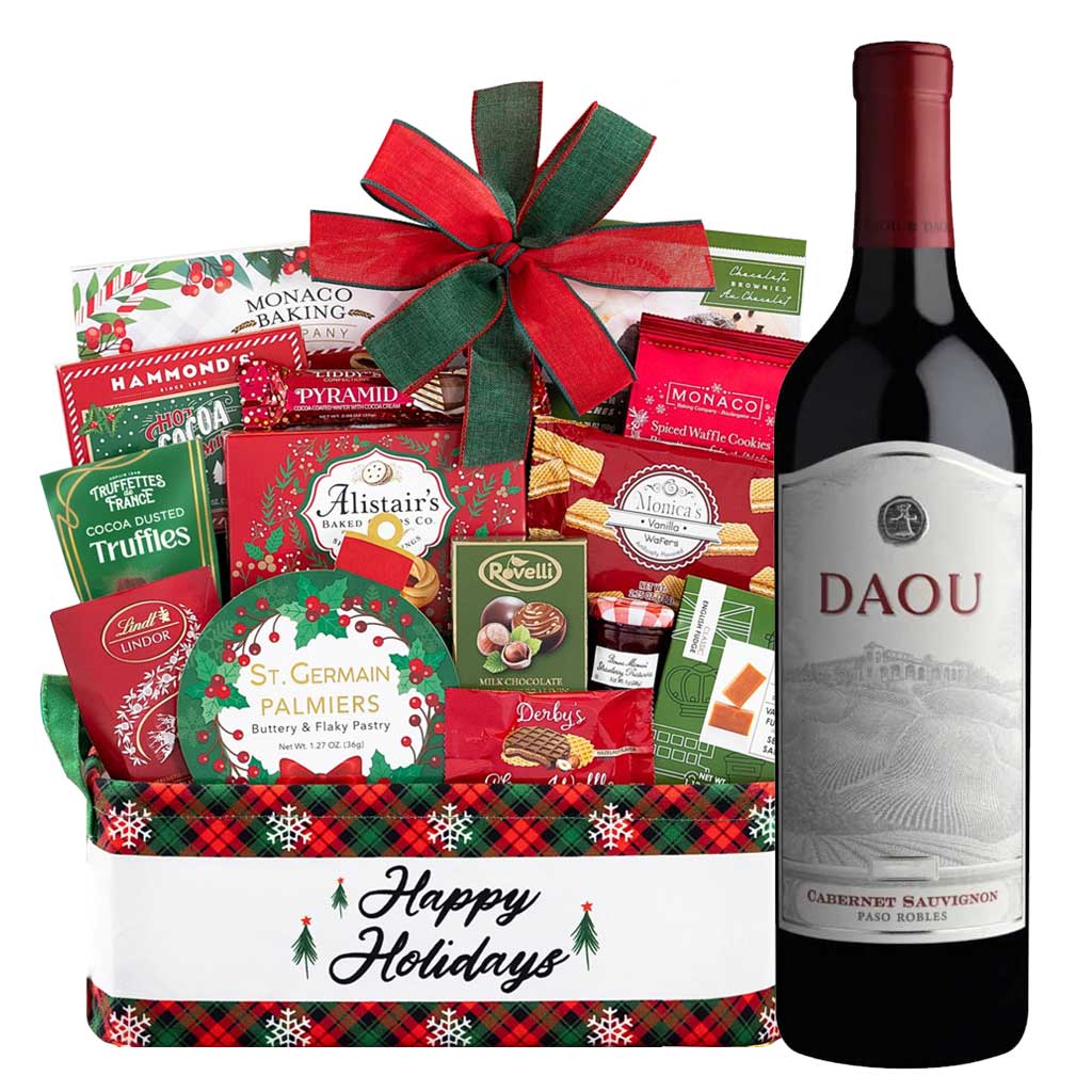 Daou Cabernet Sauvignon Wine And Holiday Gift Basket