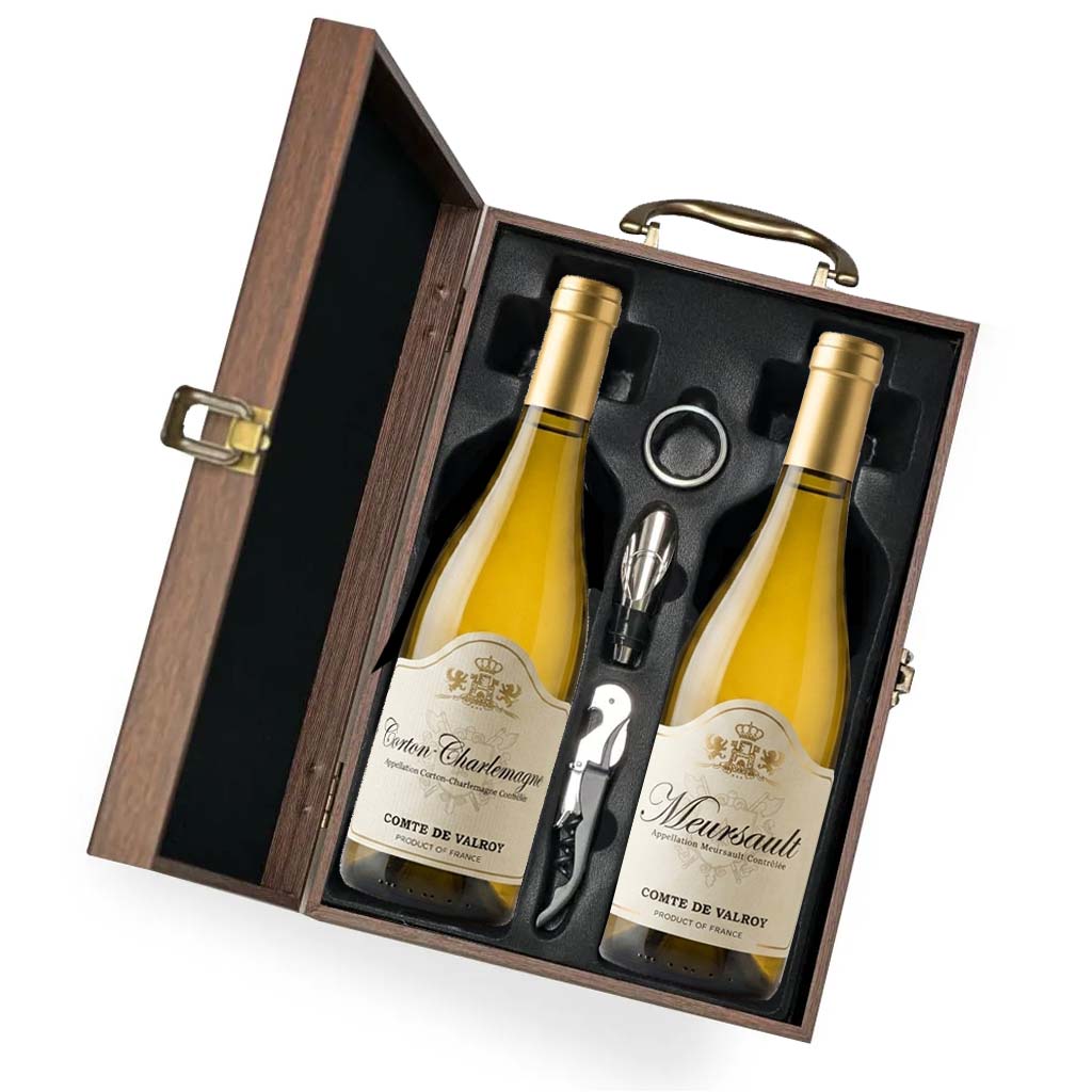 French Burgundy White Wine Gift Set