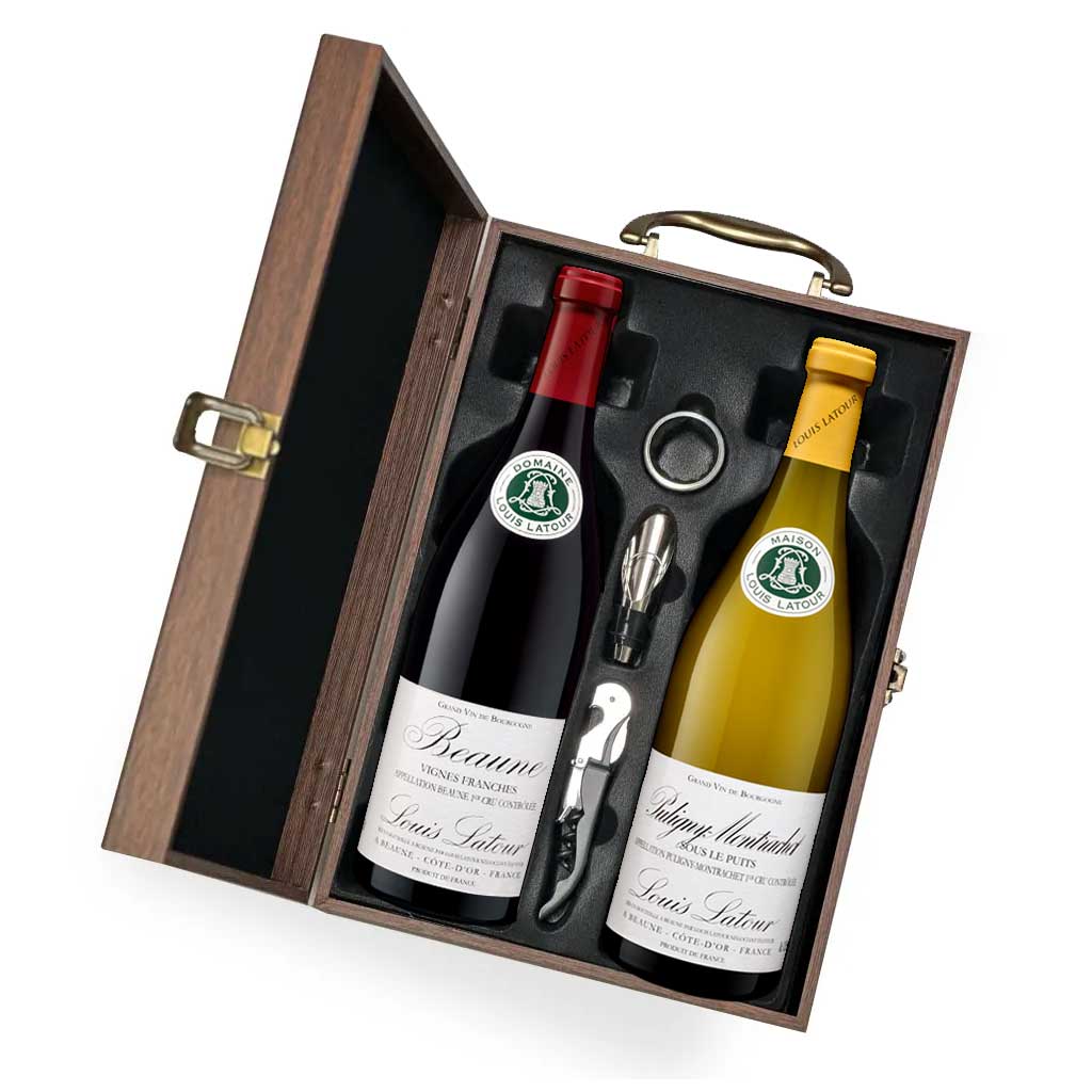 Louis Latour Red And White Premier Cru French Wine Gift Set
