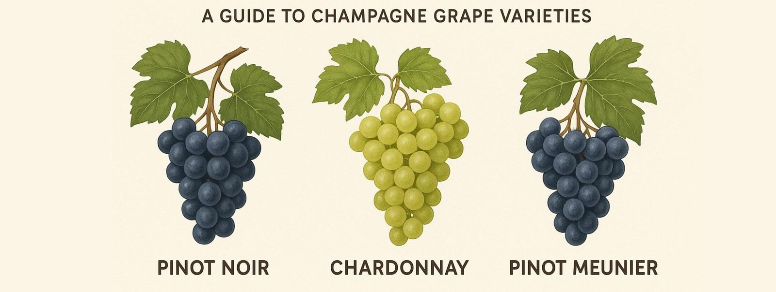 grapes are used in champagne