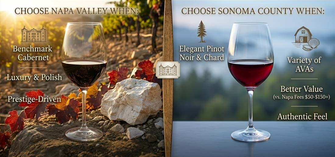 Napa Valley vs Sonoma