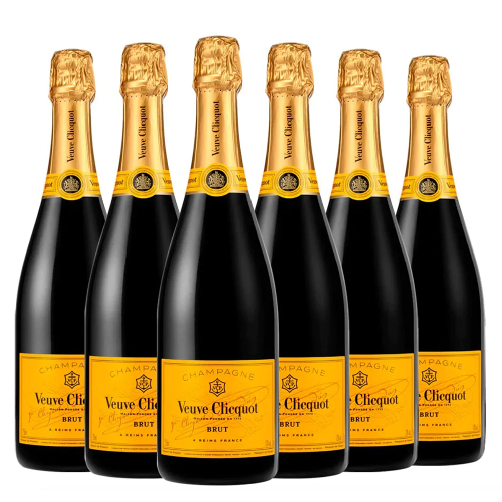 Veuve Clicquot Brut 750ml 4本セット Veuve Clicquot Champagne with