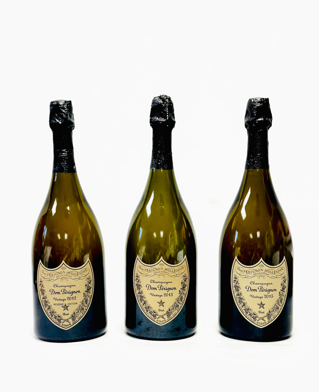 Dom Perignon Vintage Champagne 3 Bottle Set