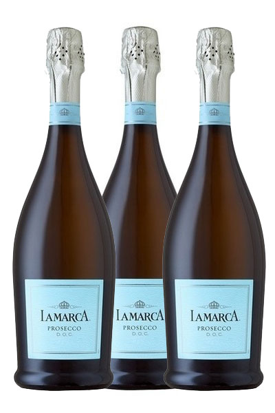 La Marca Prosecco Pack of 3 Bottles – 750ml Each