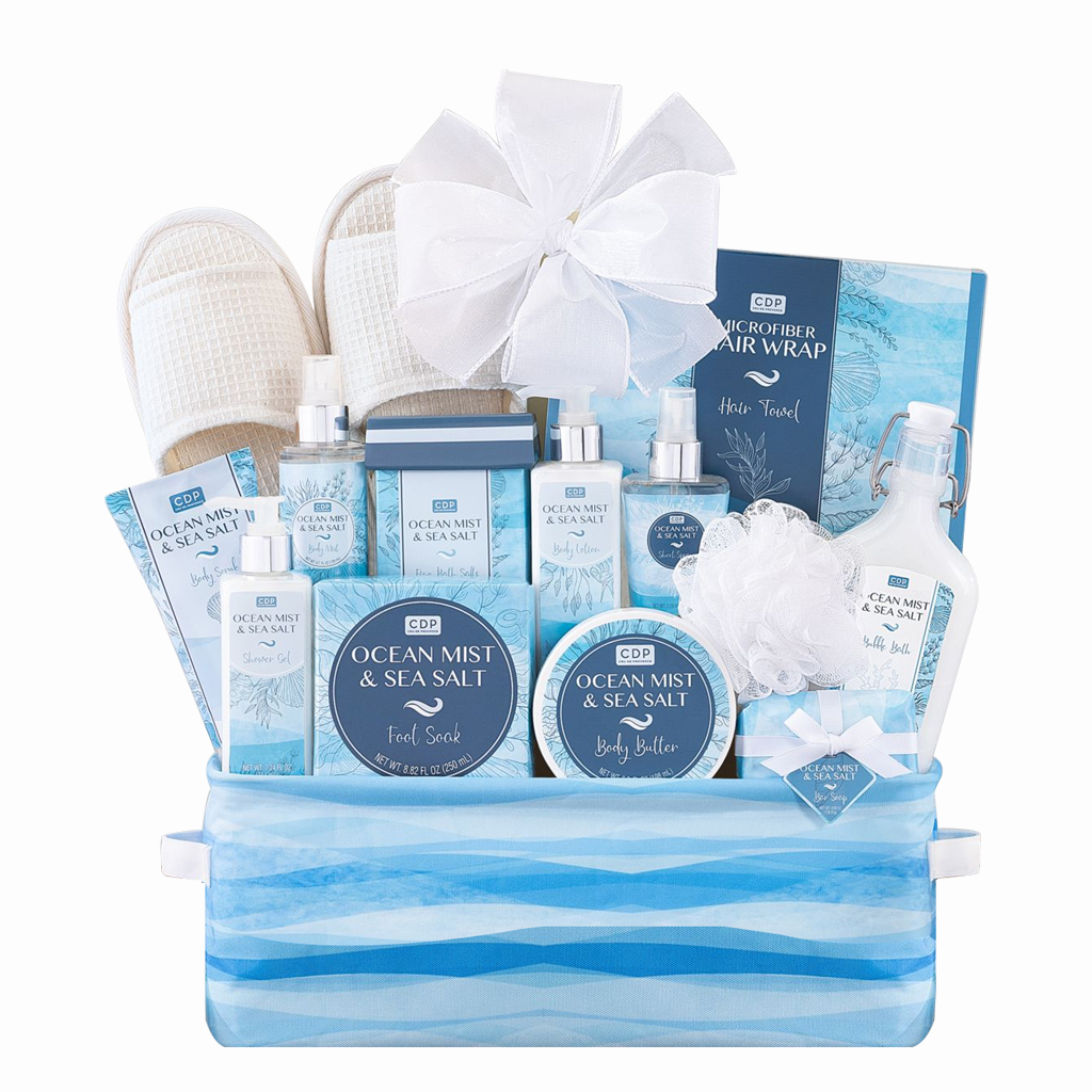 Lavender Vanilla Spa Gift Basket