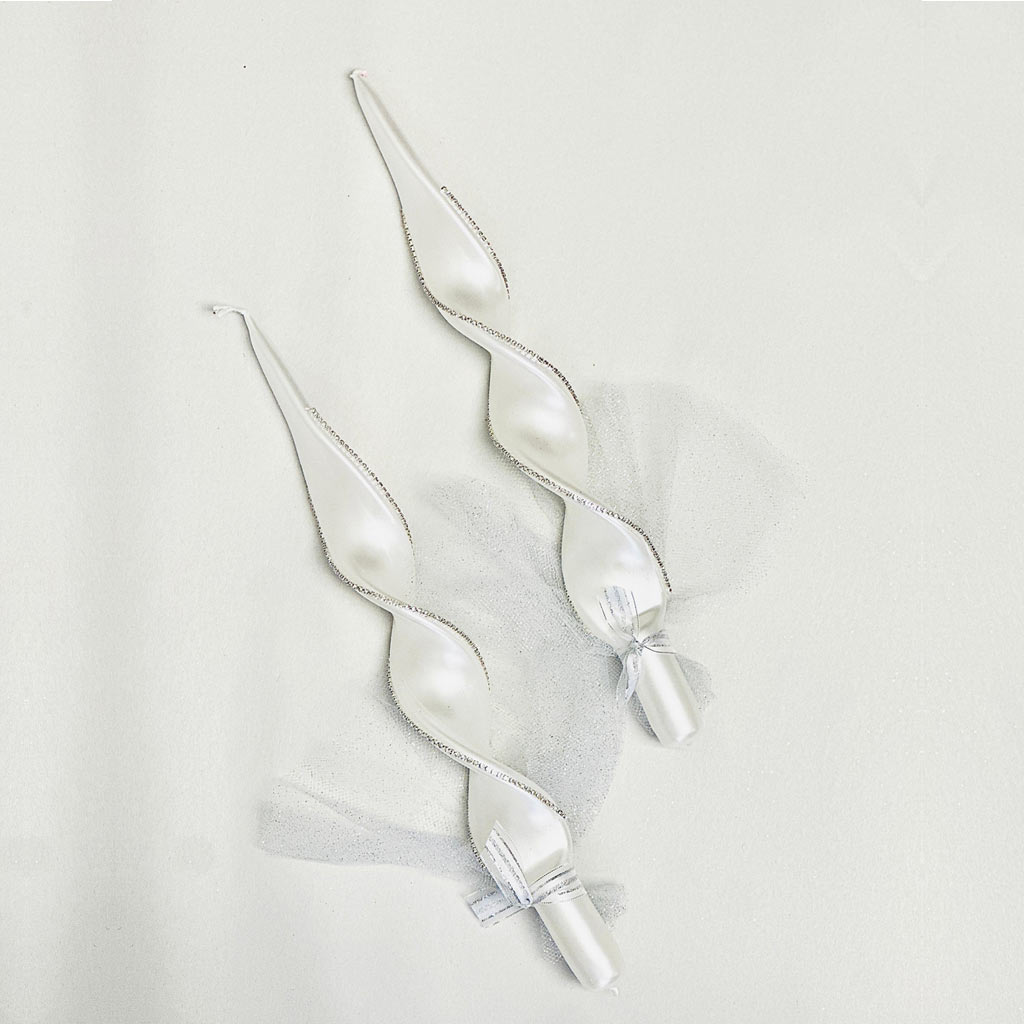 White Sparkling Candles